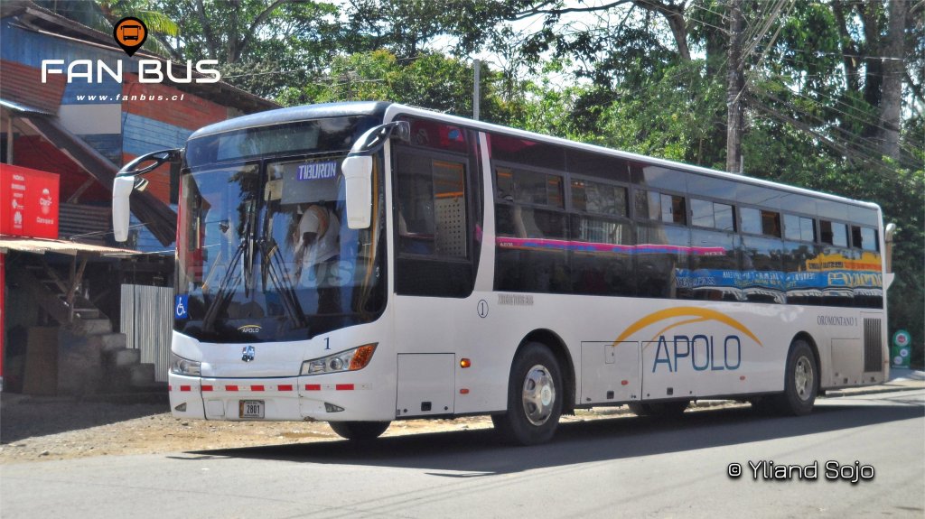 Zhong Tong Bus Costa Rica