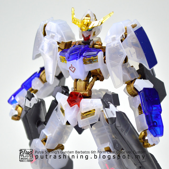 HGIBO 1/144 Gundam Barbatos 6th Form Clear Color Ver. Custom by Putra Shining