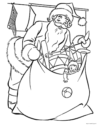 Christmas coloring page