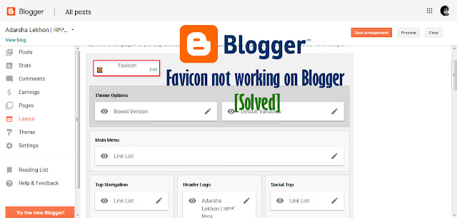 Favicon not working on Blogger  [Solved]