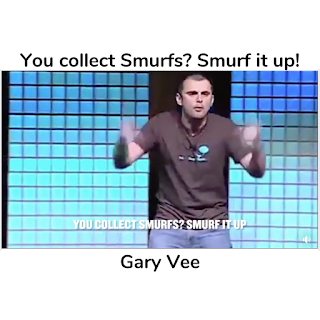 Select your primary medium: Gary Vee Smurf it up. image-facebook.com
