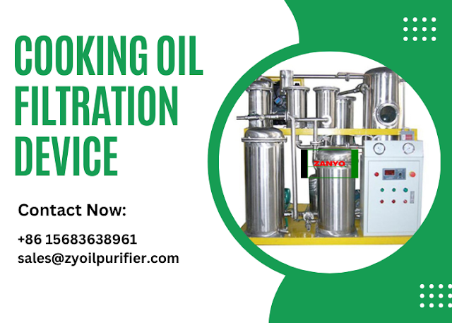 Cooking Oil Filtration Device