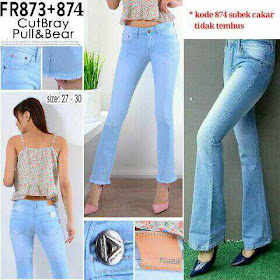 celana jeans cutbray, celana jeans, celana jeans wanita, celana jeans wanita sobek tidak tembus, celana jeans HW, celana jeans sobek tembus