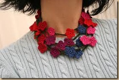 crochet necklace