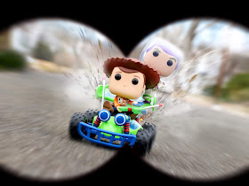 funko pop rides woody and RC 