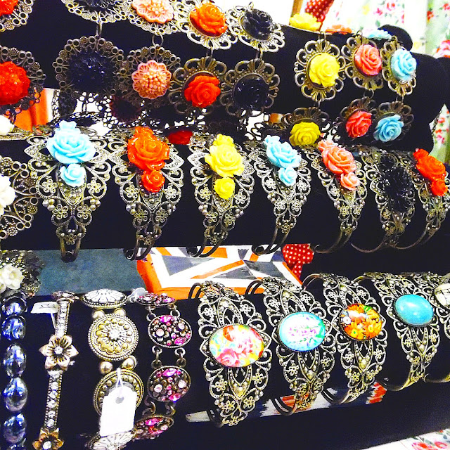 Costume jewellery at lou lou's vintage fair, Cardiff | ACupofT