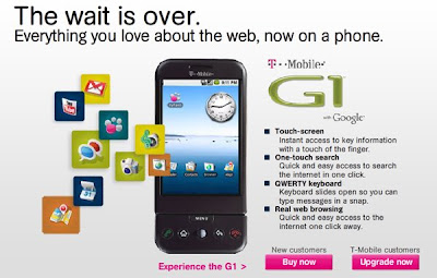 Android Powered G1 Finally Available at TMobile