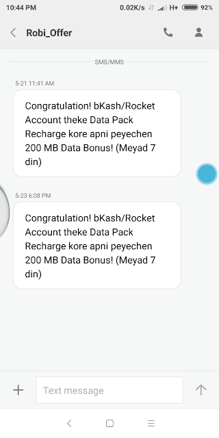 robi free 200 mb 2018