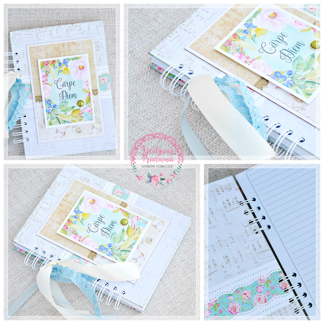 Notes, pamiętnik, przepiśnik, handmade, scrapbooking