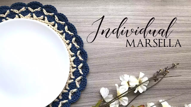 DECORACIONES QUE MARCAN TENDENCIAS Aprende a Tejer Individual Marsella a Crochet