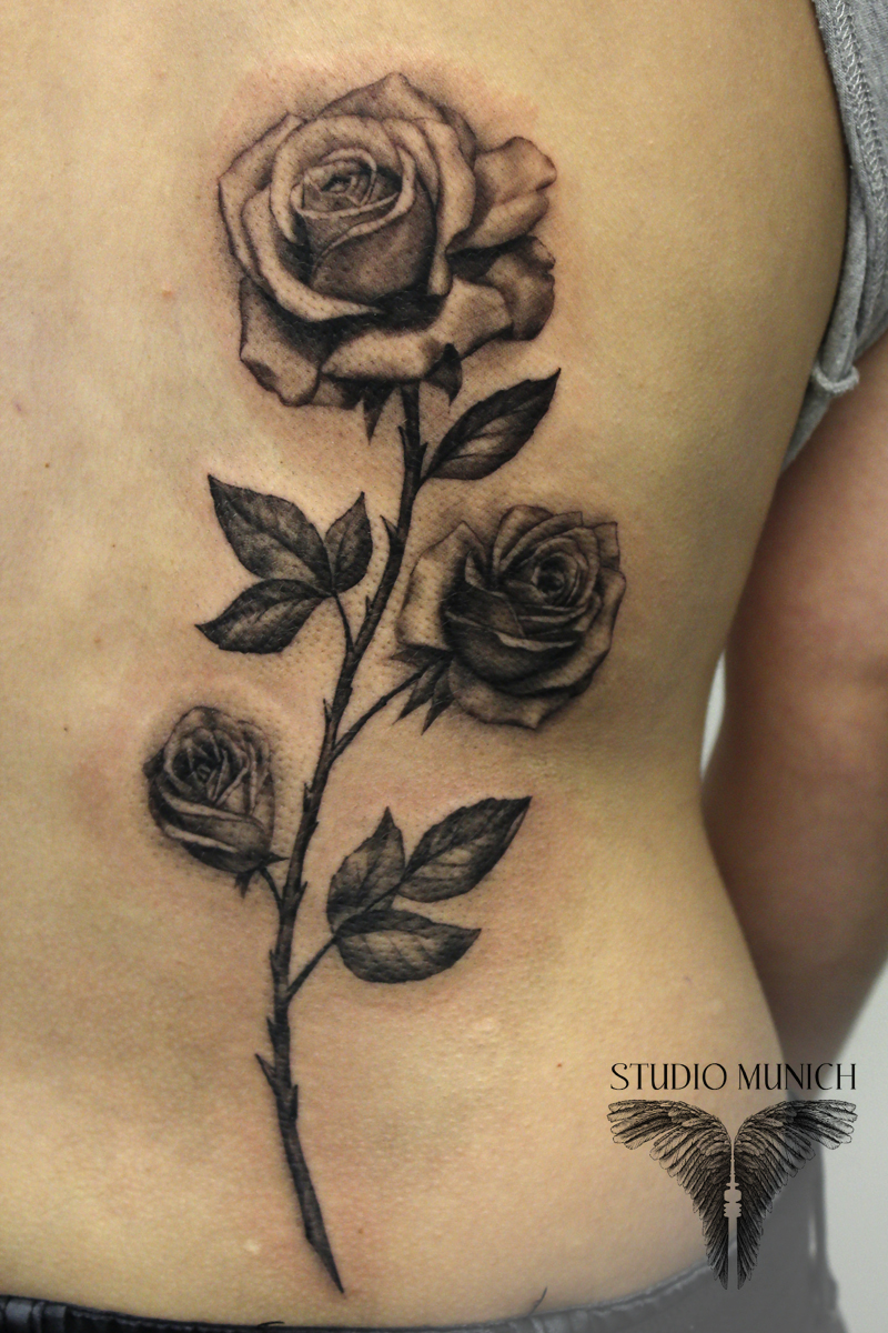 elegant rose tattoo back girl and awesome with tattoo schrift mit blumen