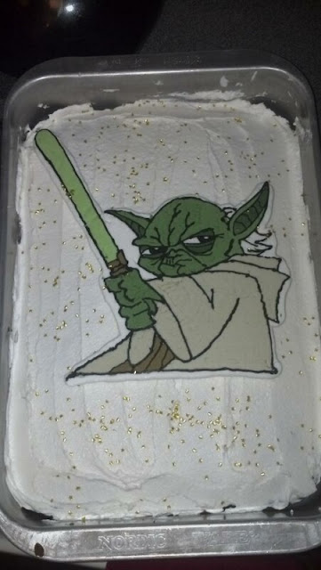 yoda birthday cake