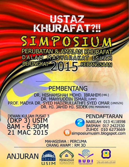 SIMPOSIUM PERUBATAN DAN AMALAN KHURAFAT DALAM MASYARAKAT 