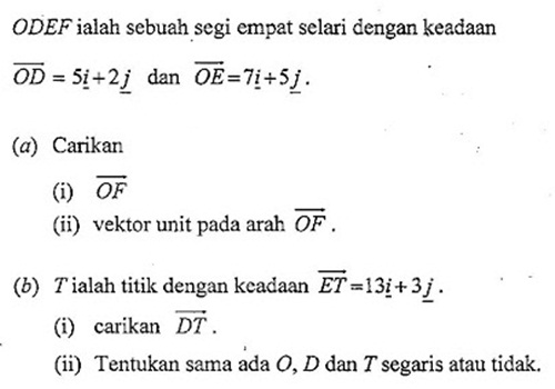 Matematik Tambahan: Vektor