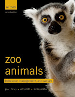 Image: Zoo Animals: Behaviour, Management, and Welfare | Paperback: 643 pages | by Geoff Hosey (Author), Vicky Melfi (Author), Sheila Pankhurst (Author). Publisher: Oxford University Press; 2nd edition (August 24, 2013)