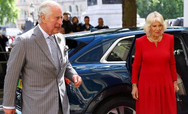 The Prince of Wales and Duchess of Cornwall official visit to Canada next week. The Duchess wore a red midi dress