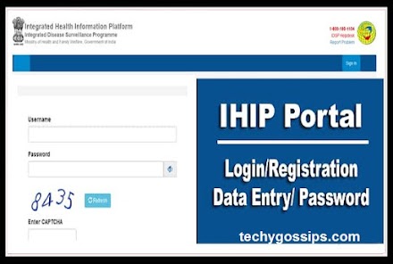 IHIP Portal Login: Submit L form in IHIP or IDSL Portal