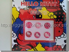 iphone button sticker - pink hello kitty