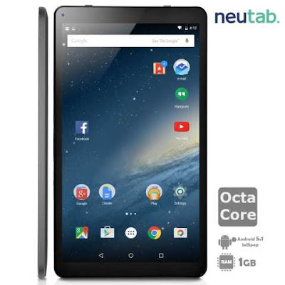 NeuTab 10.1 Inch Octa Core Android 5.1 Lollipop Tablet PC