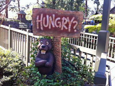 Disneyland Beaver statue Hungry Bear Restaraunt Critter Country