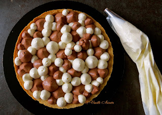 LA TARTE VANILLE CHOCOLAT DE C.ADAM