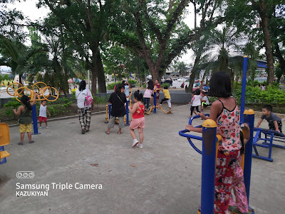 Panabo City Freedom Park with free fitness area