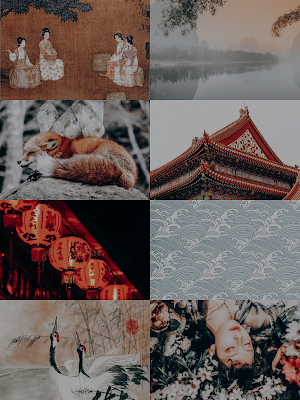 east flows the river michelle kan moodboard aesthetic