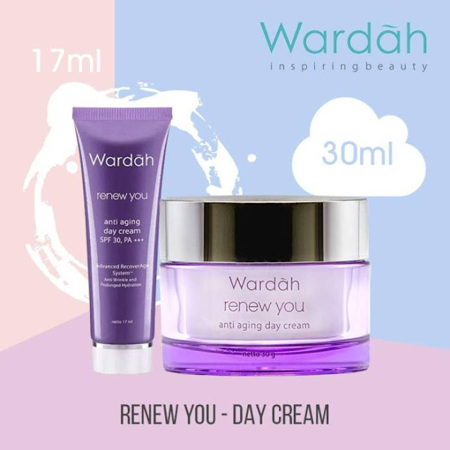 Jenis-jenis Skincare Wardah untuk Usia 50 Tahun - Wardah Renew You Anti Aging Day Cream