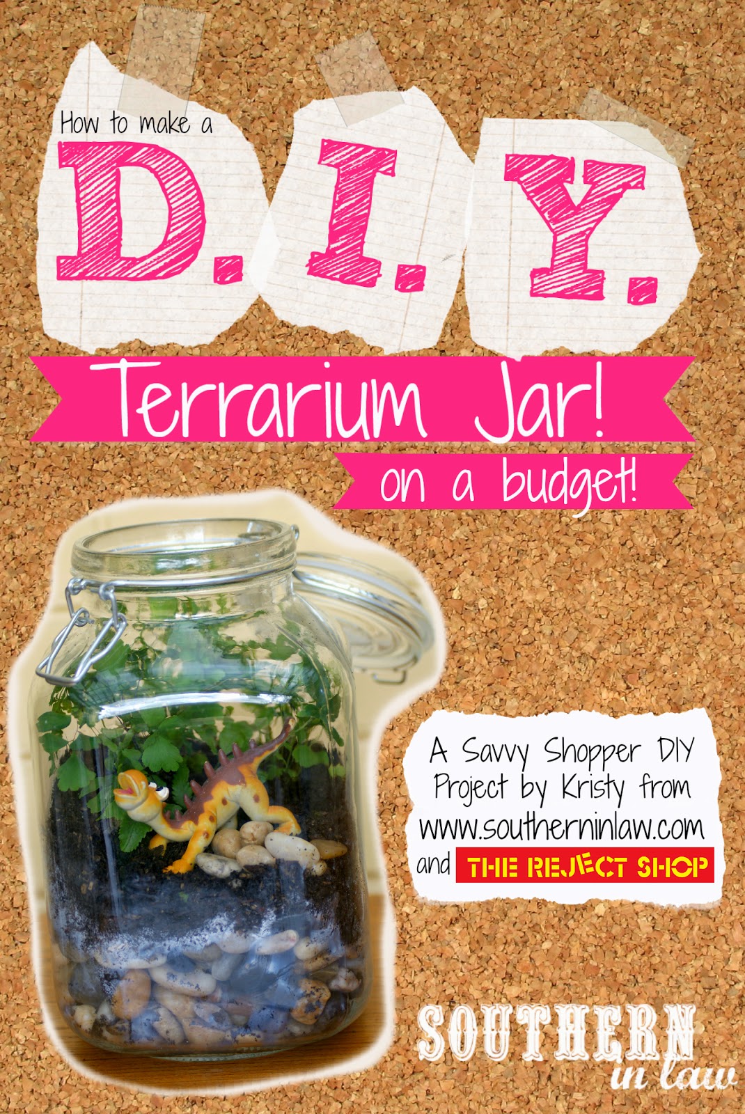 How to make a Terrarium Jar - DIY Terrarium Jar How-To