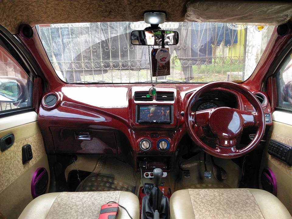Modifikasi Daihatsu Ayla Indonesia Body kit Mobil