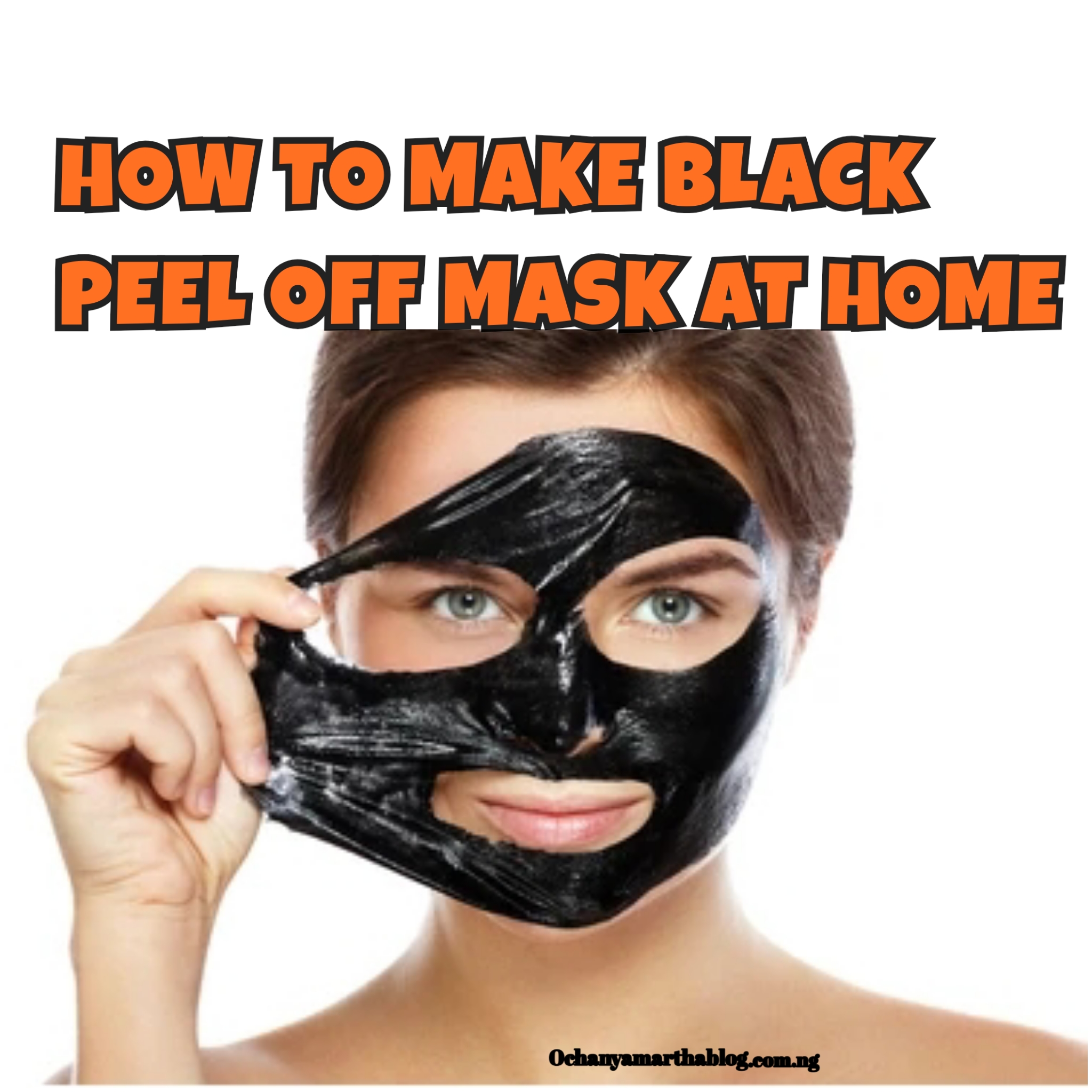 HOW TO MAKE BLACK PEEL OFF MASK AT HOME