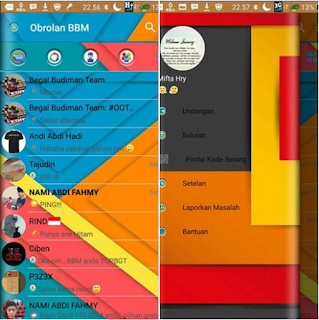 BBM Mod Rainbow V3.2.2.8 Apk