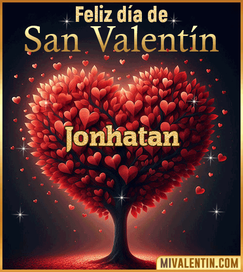 Gif feliz día de San Valentin Jonhatan