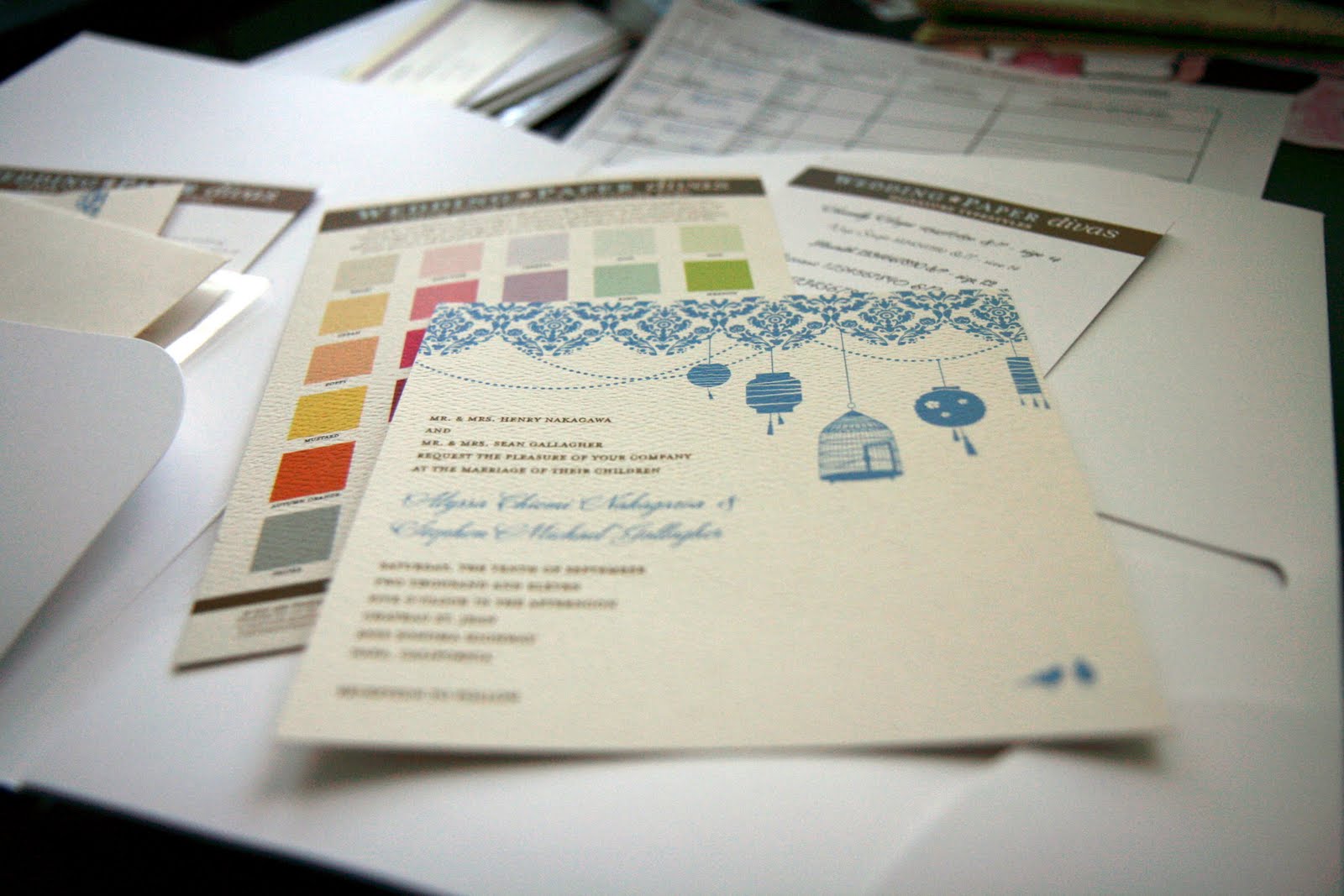 wedding cards design samples