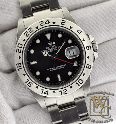 ROLEX EXPLORER II 40MM RED HAND BLACK DIAL 16570 MINT CONDITION SUPER DEAL - SOLD