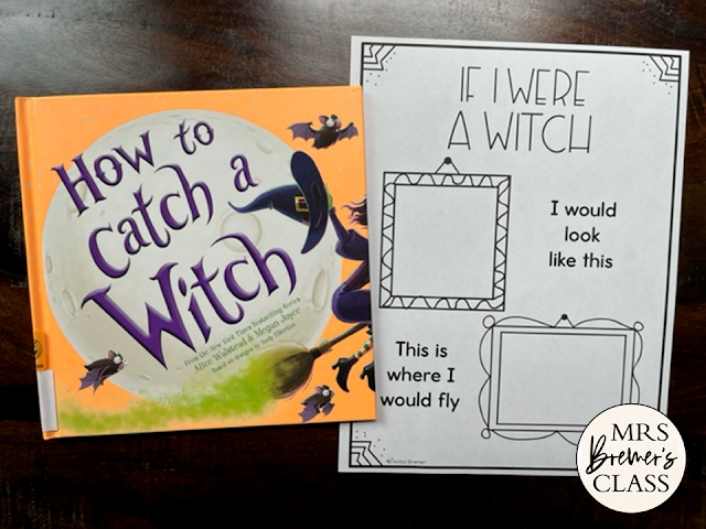 How to Catch a Witch book activities unit with literacy companion activities and a craftivity for Kindergarten and First Grade