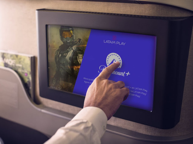 LATAM seals agreement with Paramount+ and becomes the only airline in South America that offers this entertainment service to its passengers