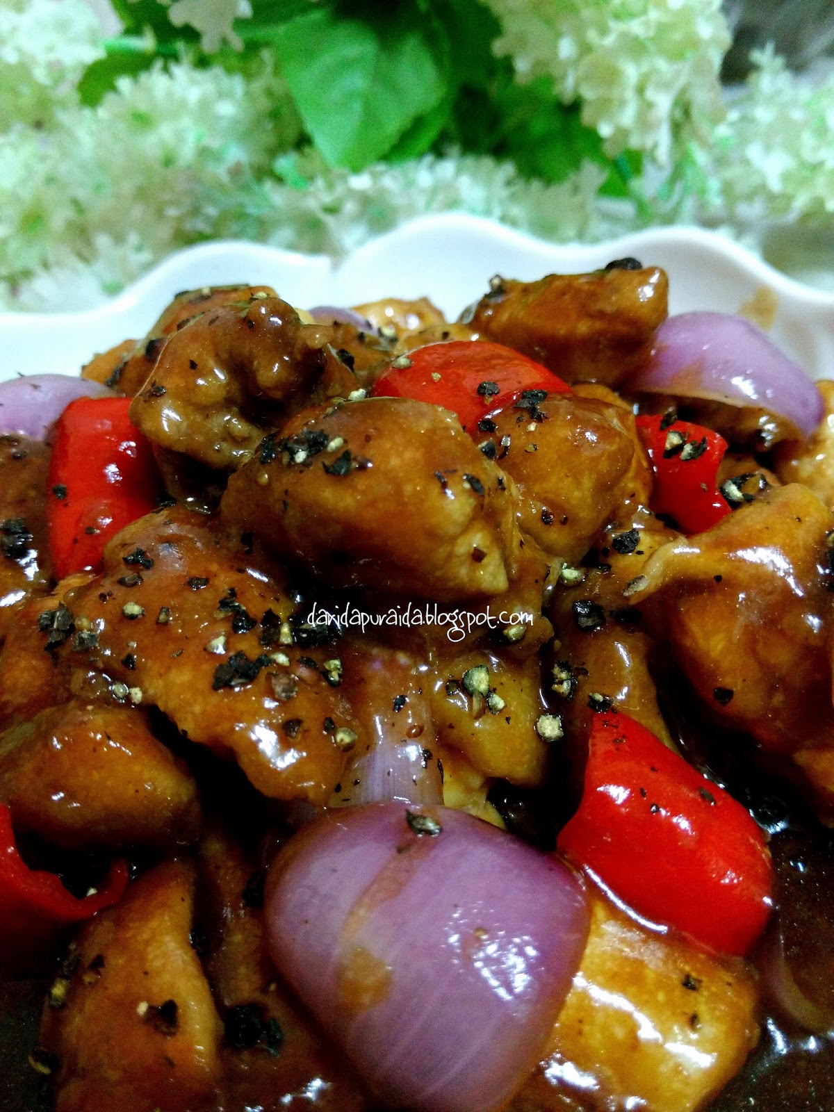 Dari Dapur Aida Black Pepper  Chicken Ayam  Masak  Lada 