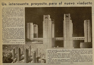 José Marín Toyos – Proyecto Viaducto de la calle Bailén de Madrid- “Ahora” 29/12/1932.