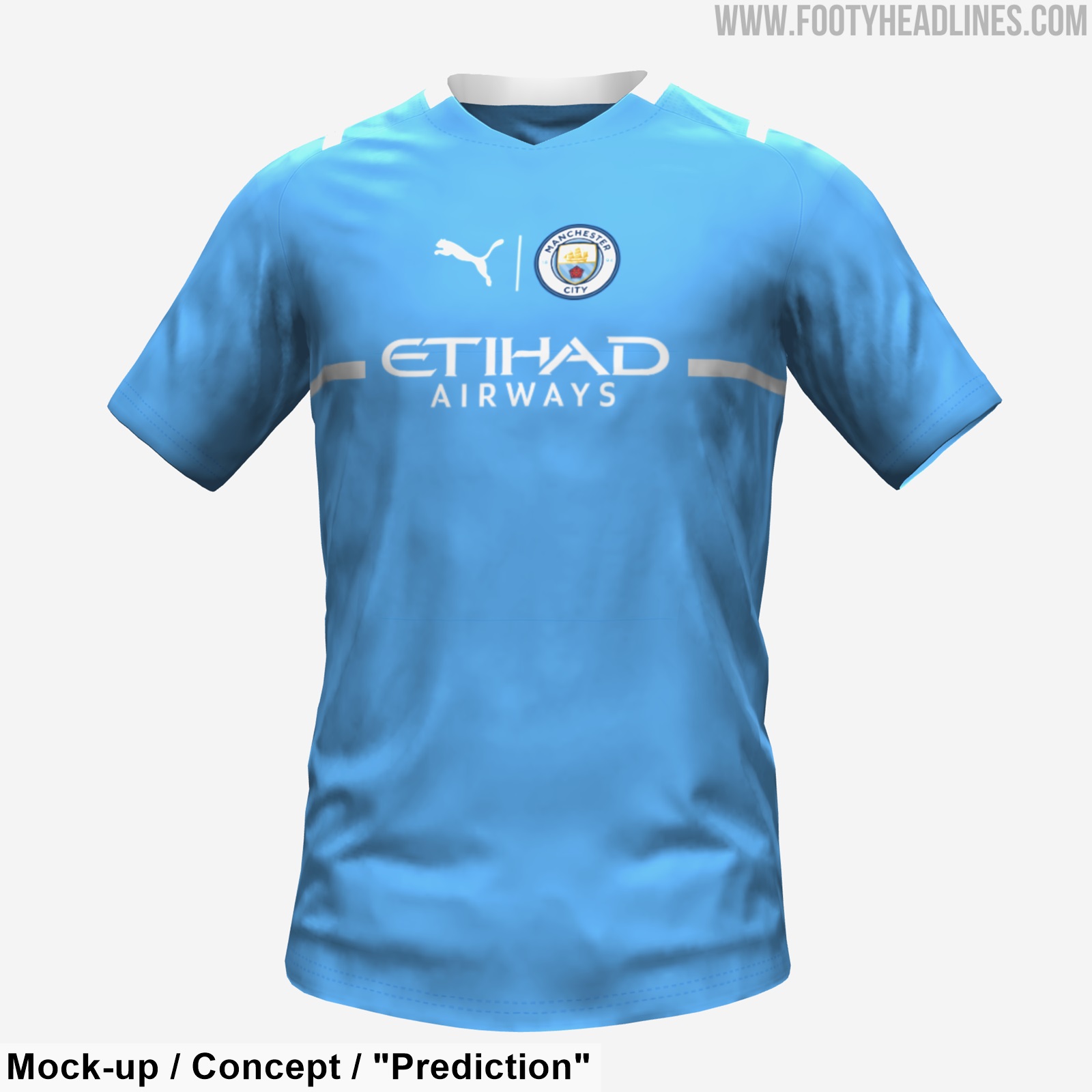 Puma Manchester City 21-22 Home Kit To Look Like This? - Footy Headlines