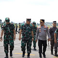 Kapolda Sumut Sambut Kedatangan Panglima TNI