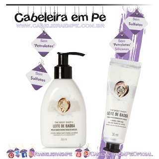 Loção e Creme para as Mãos Baobá - The Body Shop - Sem Sulfatos e Sem Petrolatos