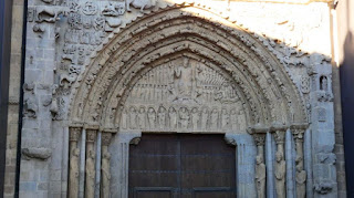 Sangüesa. Portada románica de Santa María la Real.