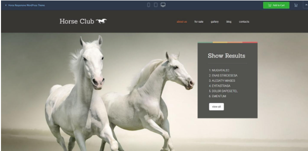 Horse WPML WordPress Theme