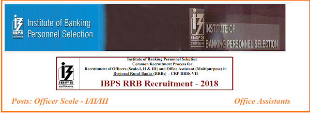 IBPS RRB Officer Scale / Office Assistant Recruitment