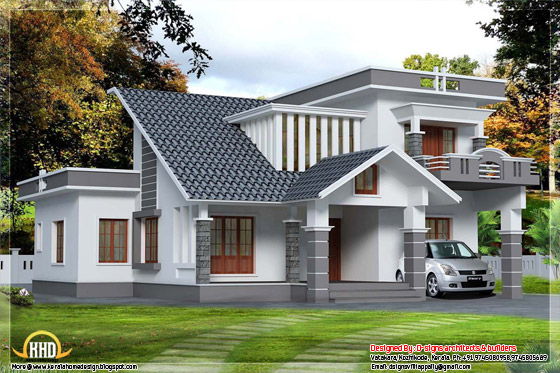 3 BHK, 2500 square feet contemporary mix home design