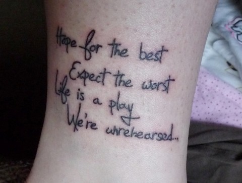 short bible quotes for tattoos tattooed quotes
