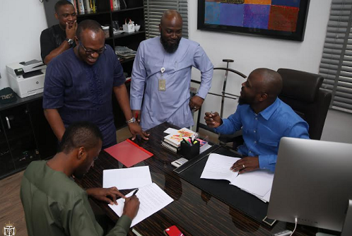 Photos: 9ice Joins Mavins, Iyanya At Temple Management Company