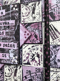 PaperArtsy HP1902 - tiled canvas - by Nikki Acton