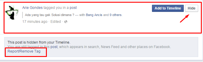 Menghapus Tag Post di Timeline Review Facebook (2)